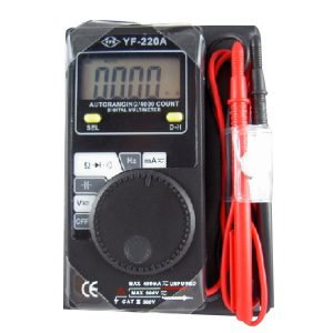 泰瑪斯YF-220A數(shù)位名片型三用電表|YF220A萬用表